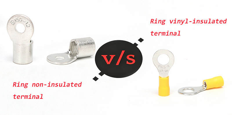 9 Different Non Insulated Electrical Terminals Vs Insulated Ring Terminals