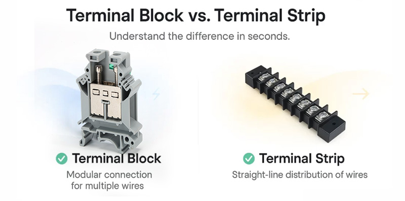 Six Differences: Terminal Blocks VS Terminal Strips