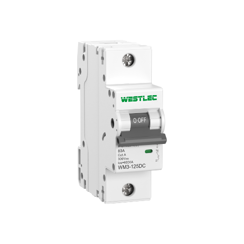 Non-Polarity DC Mini Circuit Breaker WM3-125DC